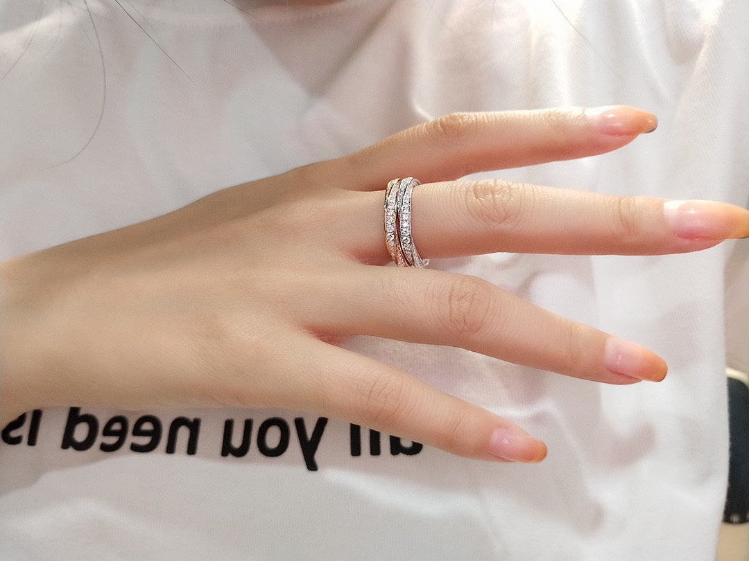 [Stellar jewels]SPIRAL DIAMOND RING