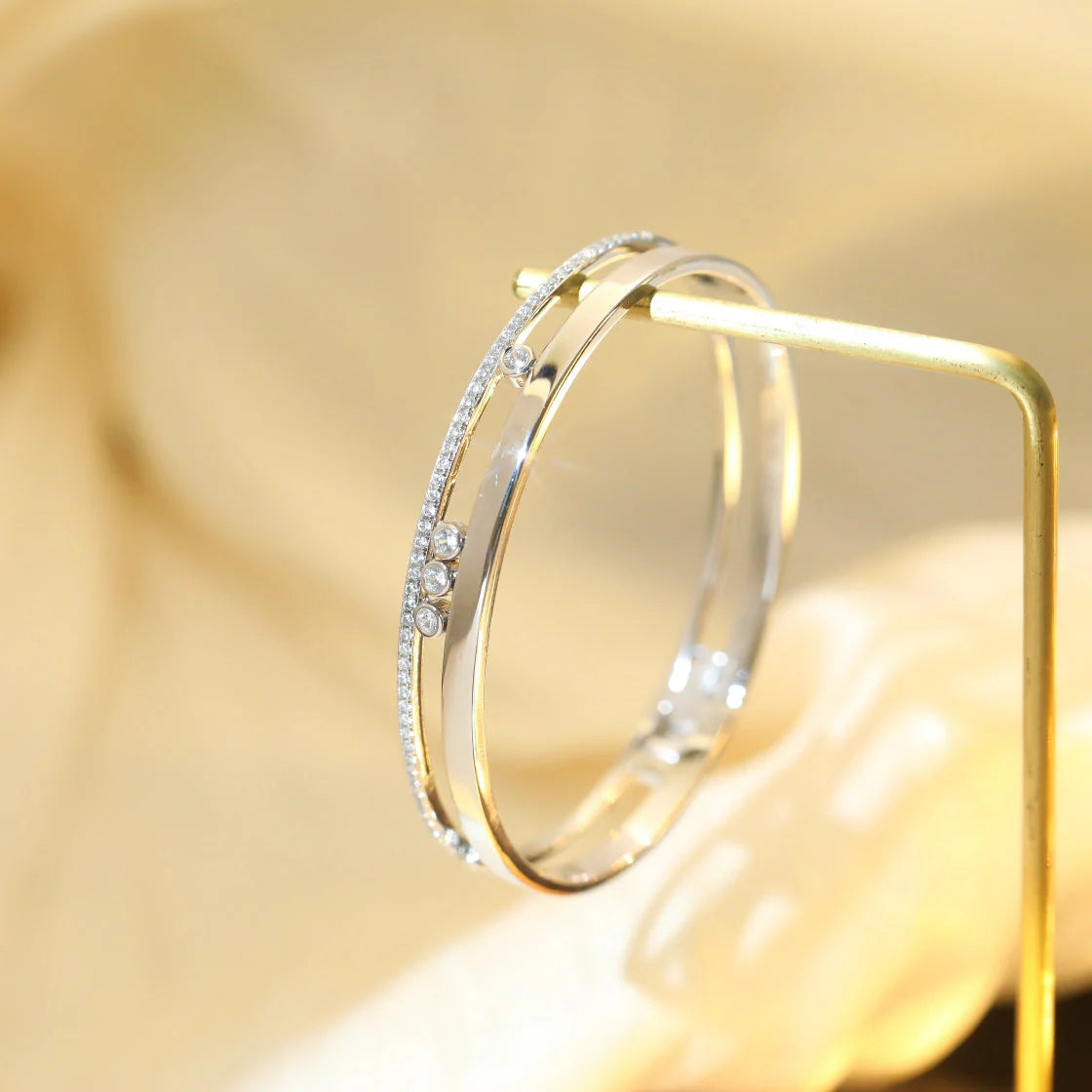 [Stellar Jewelry]Move Romane Diamond Bangle Bracelet