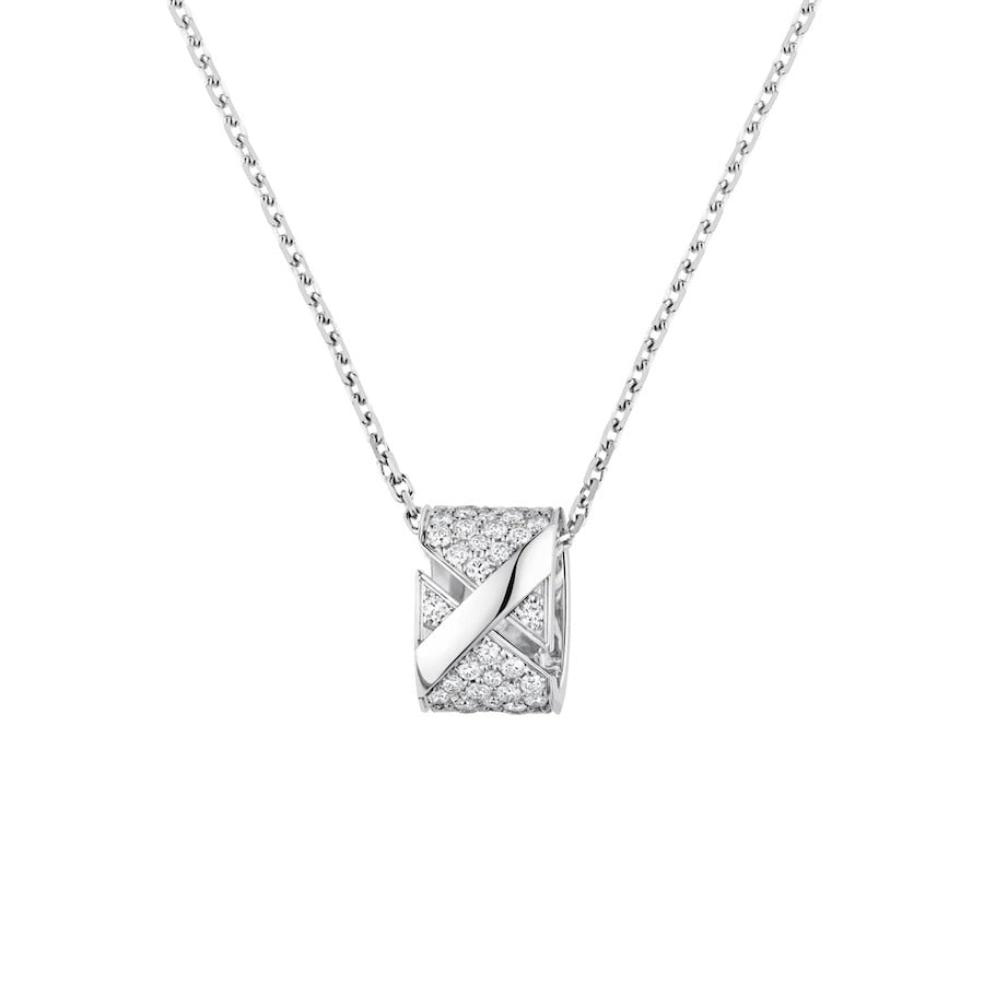 [Stellar Jewelry]LIENS EVIDENCE DIAMOND PAVED NECKLACE