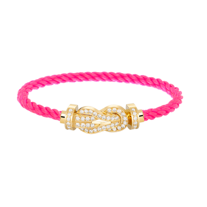 [Stellar Jewelry]CHANCE LARGE 8 FIGURE BUCKLE FULLDIAMOND BRACELET GOLD
