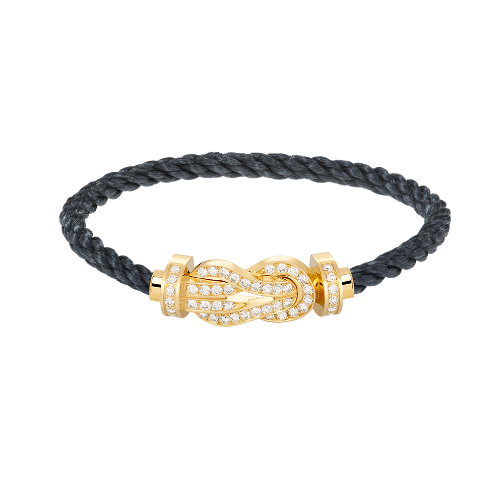 [Stellar Jewelry]CHANCE LARGE 8 FIGURE BUCKLE FULLDIAMOND BRACELET GOLD