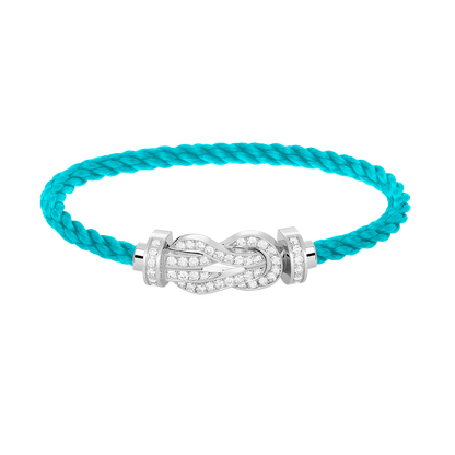 [Stellar Jewelry]CHANCE LARGE 8 FIGURE BUCKLE FULL DIAMOND BRACELET SILVER