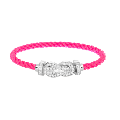 [Stellar Jewelry]CHANCE LARGE 8 FIGURE BUCKLE FULL DIAMOND BRACELET SILVER