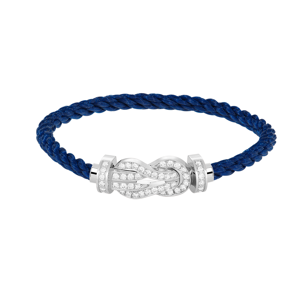 [Stellar Jewelry]CHANCE LARGE 8 FIGURE BUCKLE FULL DIAMOND BRACELET SILVER