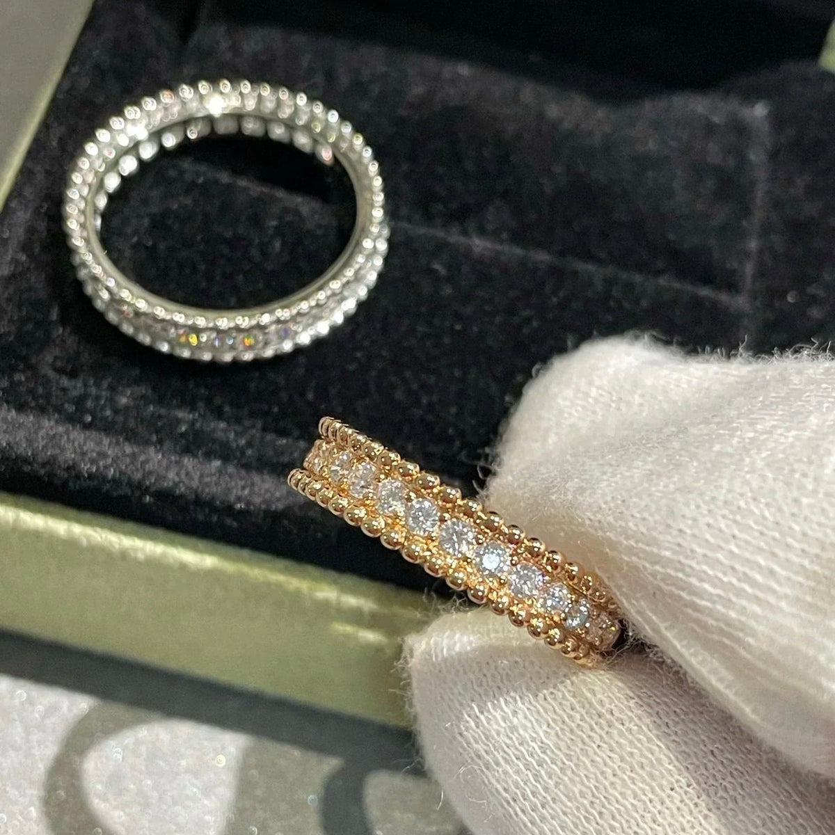 [Stellar Jewelry]PERLEE DIAMOND ROSE GOLD RING