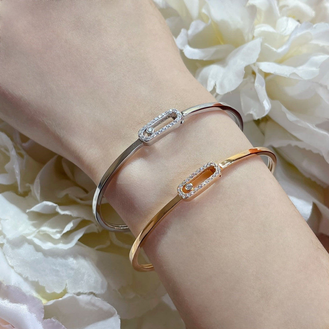 [Stellar Jewelry]Move Uno pavé flex bangle medium