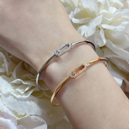 [Stellar Jewelry]Move Uno pavé flex bangle medium