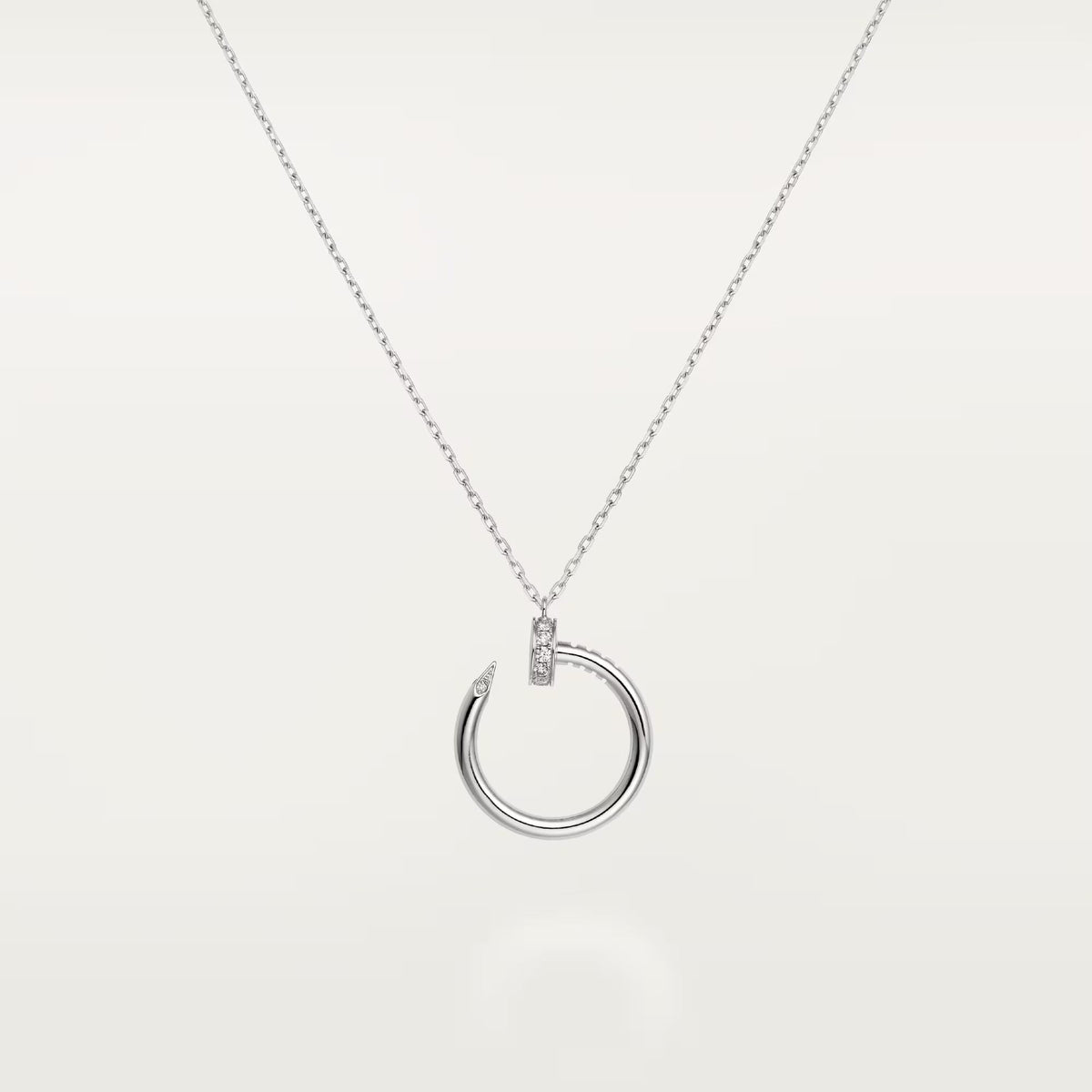[Stellar Jewelry]JUSTE NECKLACE HALF DIAMOND