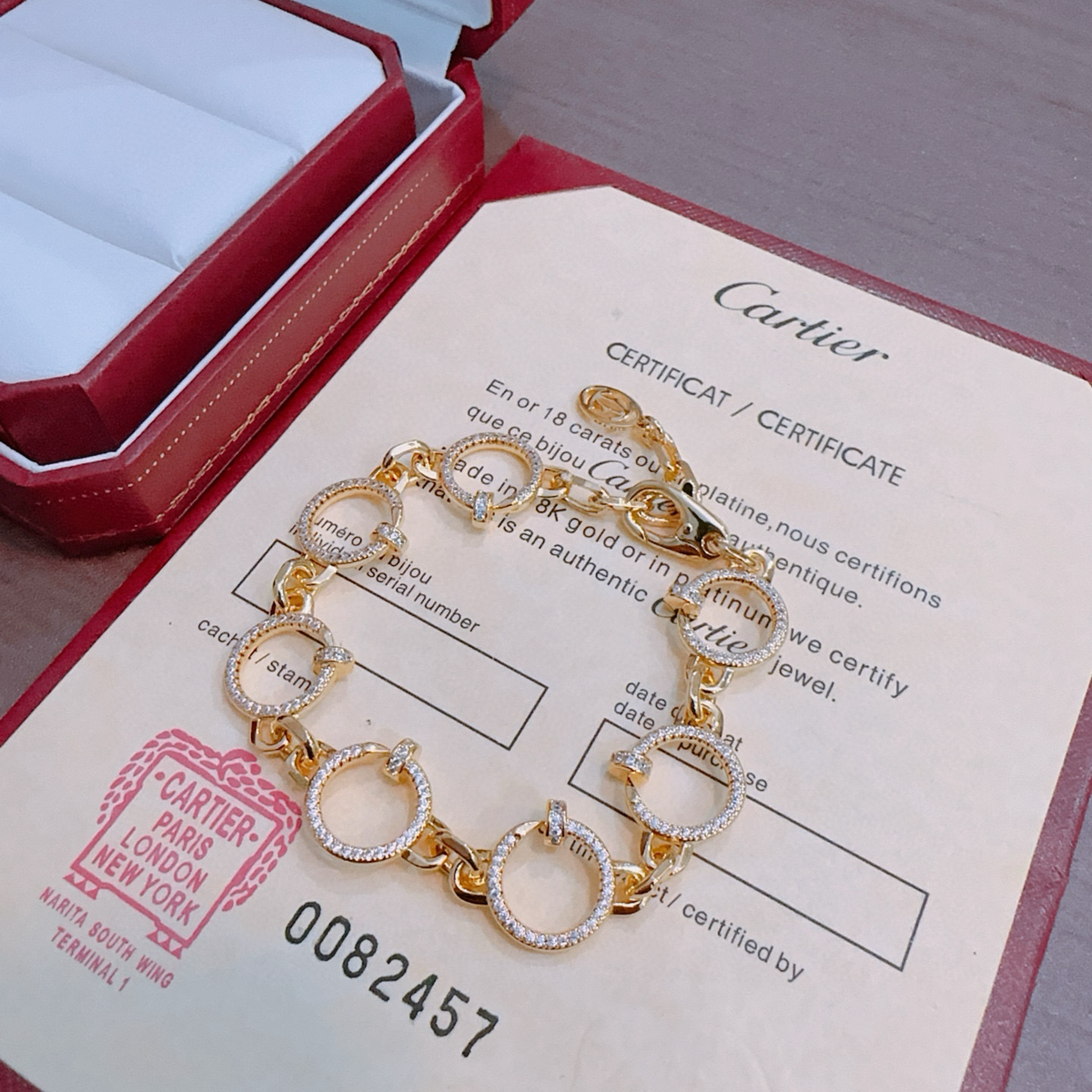 [Stellar Jewelry Jewelry] LOVE&JUSTE BRACELET DIAMONDS