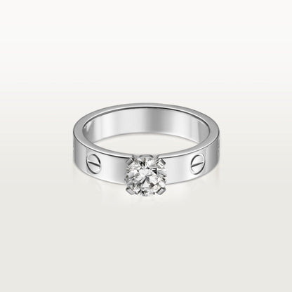 [Stellar Jewelry]LOVE RING 3.6MM 1 BIG DIAMOND