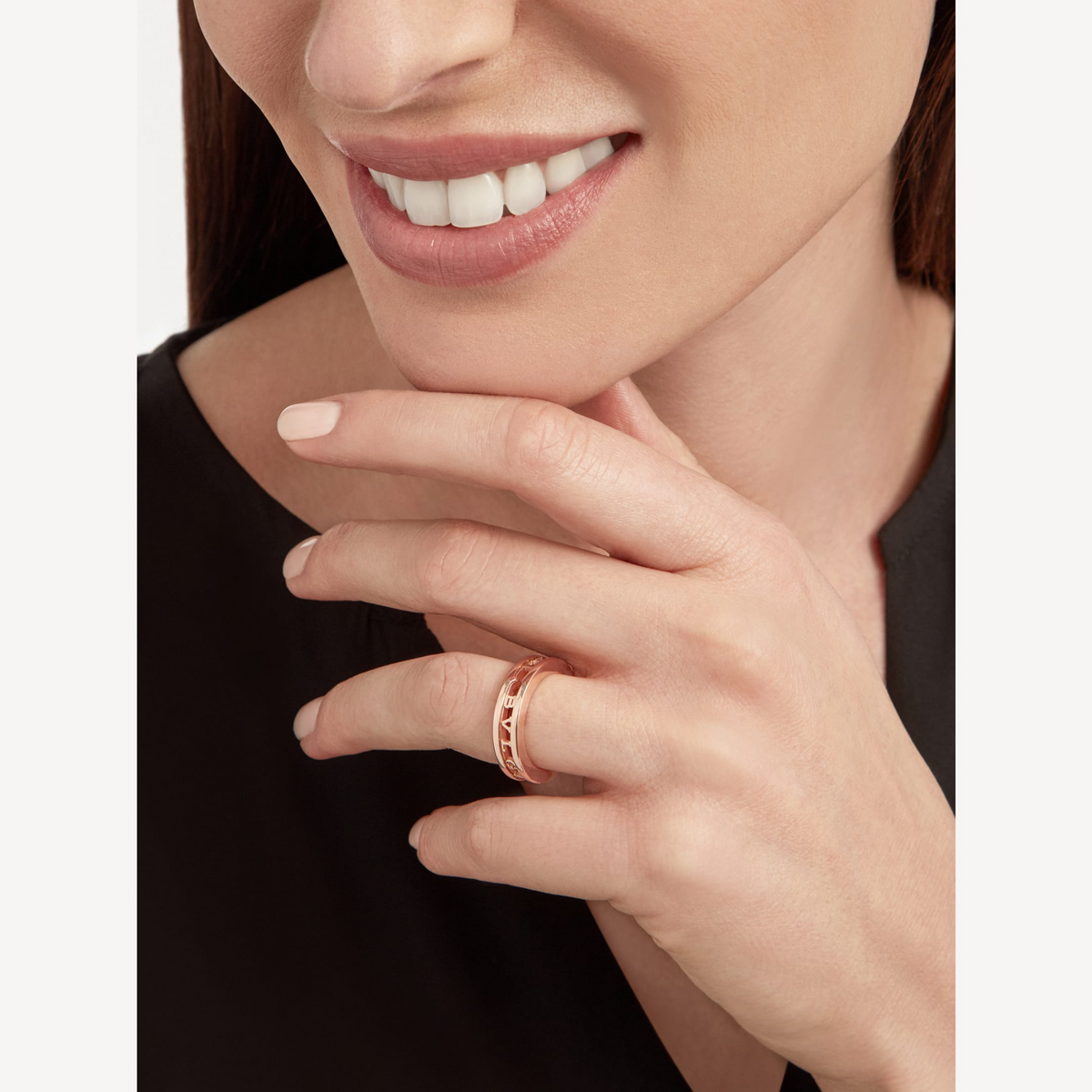 [Stellar Jewelry]ZERO 1 ONE-BAND WITH OPENWORK LOGO SPIRAL RING