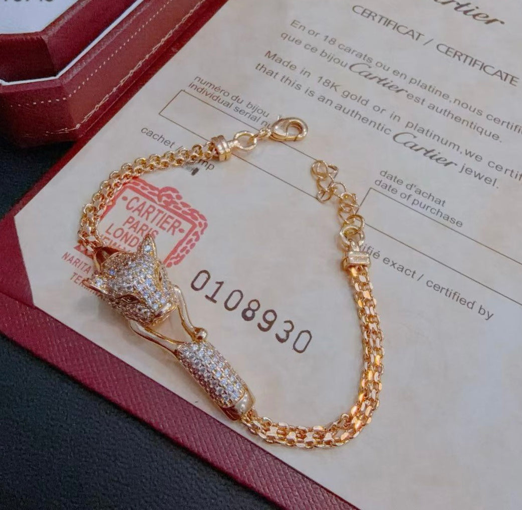 [Stellar Jewelry Jewelry] PANTHERE  BRACELET DIAMONDS