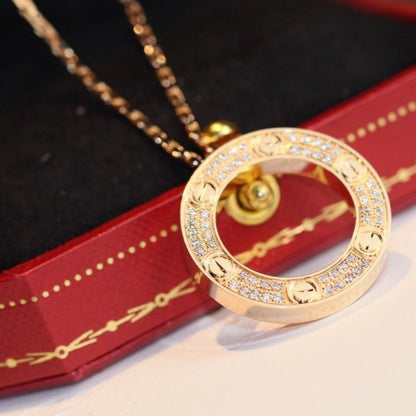[Stellar Jewelry]LOVE NECKLACE ADJUSTABLE ROSE GOLD