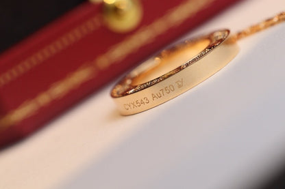[Stellar Jewelry]LOVE NECKLACE ADJUSTABLE ROSE GOLD