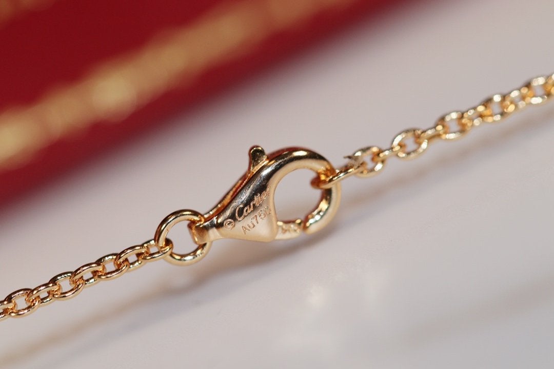 [Stellar Jewelry]LOVE NECKLACE PINK GOLD AND SILVER