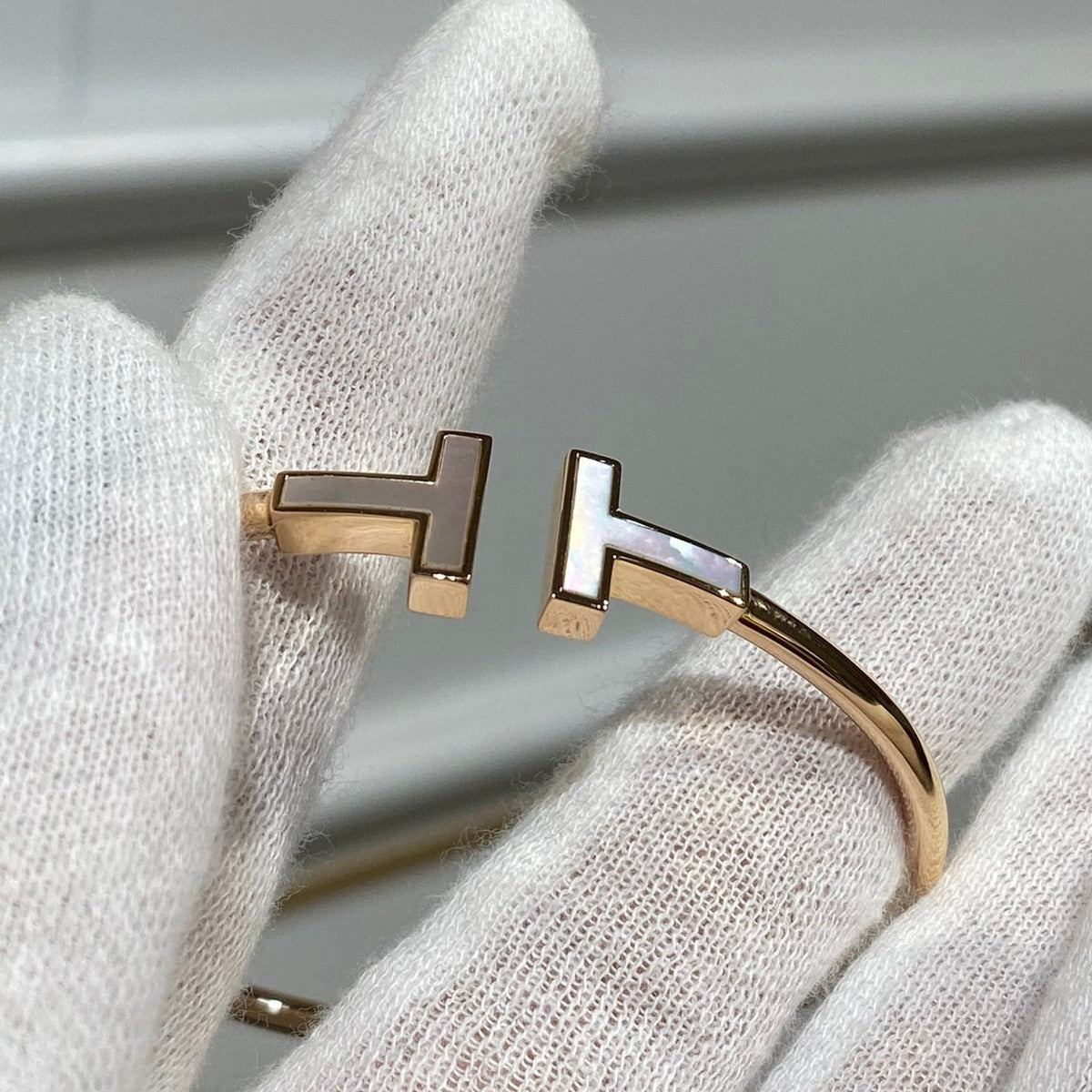 [Stellar jewels]T BRACELET 1.8MM MOP PINK GOLD