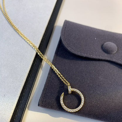 [Stellar Jewelry]JUSTE NECKLACE GOLD DIAMONDS