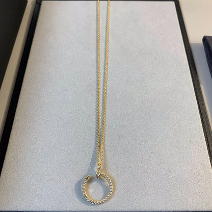 [Stellar Jewelry]JUSTE NECKLACE GOLD DIAMONDS
