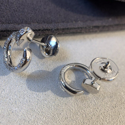 [Stellar Jewelry]JUSTE EARRINGS SILVER DIAMONDS