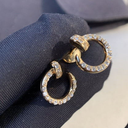 [Stellar Jewelry]JUSTE EARRINGS GOLD DIAMONDS