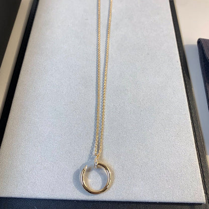 [Stellar Jewelry]JUSTE NECKLACE PINK GOLD