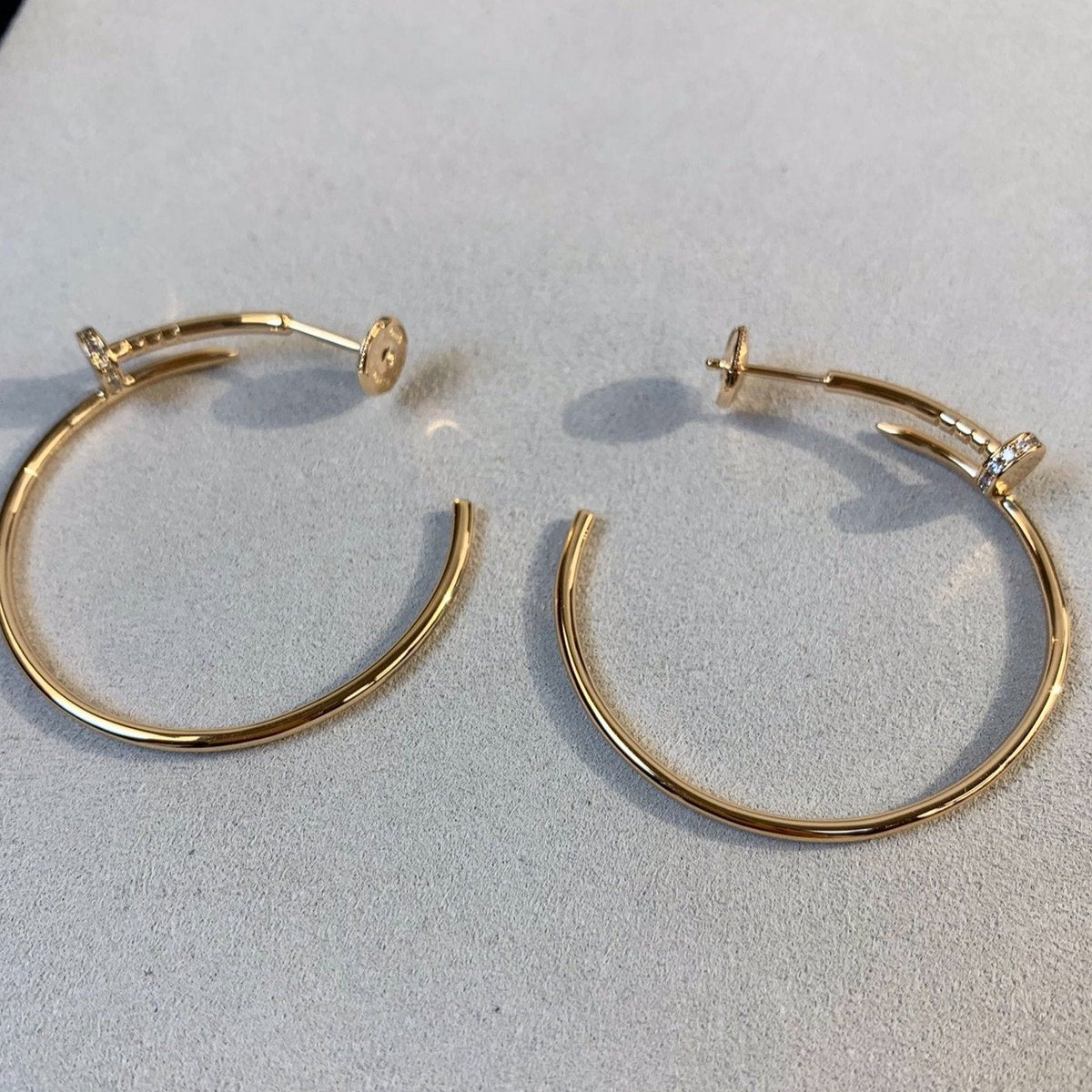 [Stellar Jewelry]JUSTE EARRINGS GOLD DIAMONDS 1.8MM