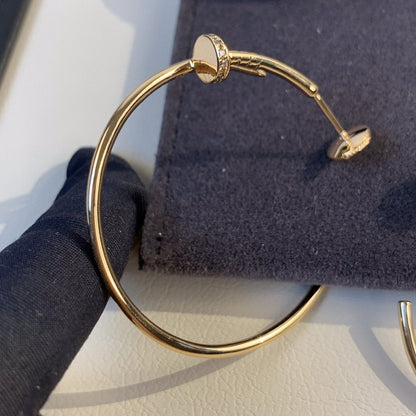 [Stellar Jewelry]JUSTE EARRINGS GOLD DIAMONDS 1.8MM
