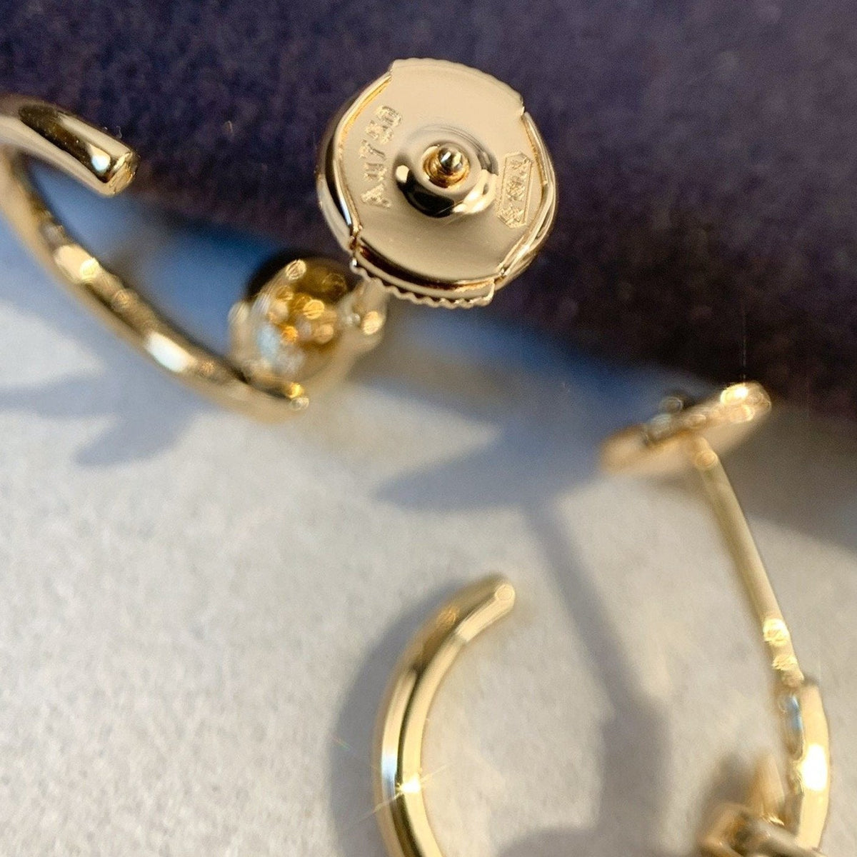 [Stellar Jewelry]JUSTE EARRINGS PINK GOLD