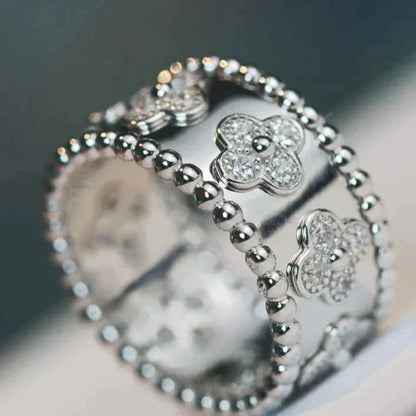 [Stellar Jewelry]CLOVER KALEIDOSCOPE RING 10MM