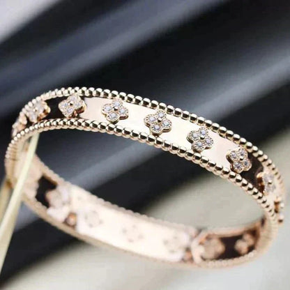 [Stellar Jewelry]CLOVER BRACELET 8MM DIAMONDS