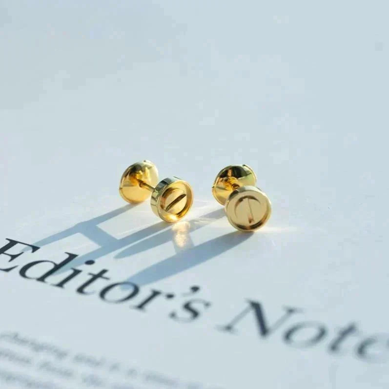 [Stellar Jewelry]LOVE EARRINGS GOLD 10MM