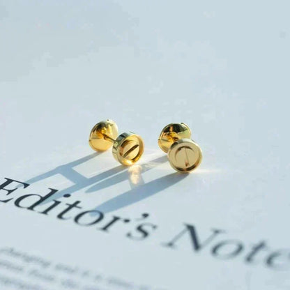 [Stellar Jewelry]LOVE EARRINGS GOLD 10MM