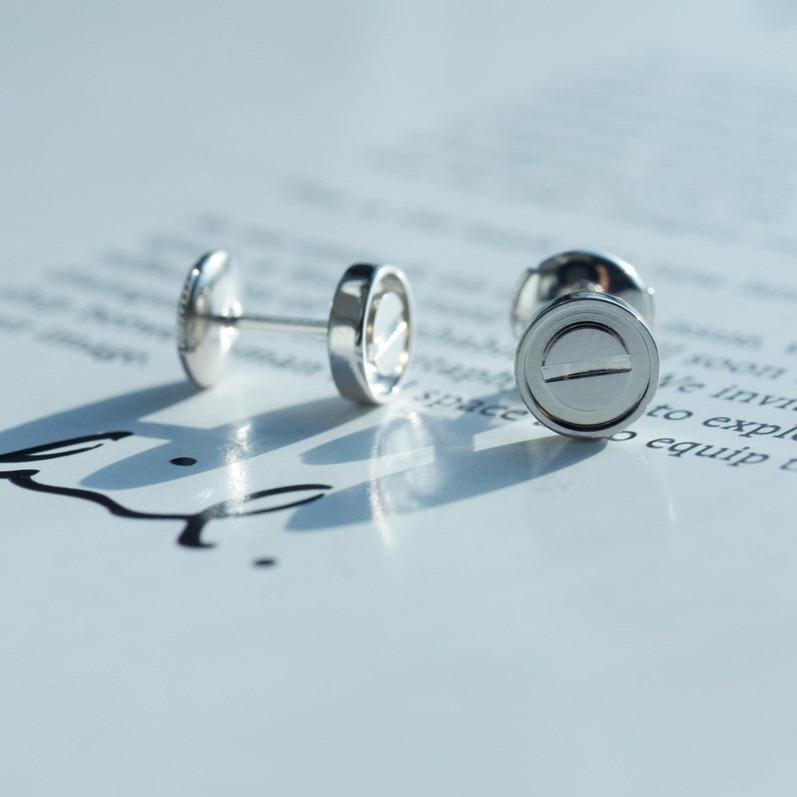 [Stellar Jewelry]LOVE EARRINGS SILVER 10MM