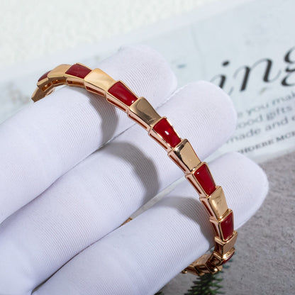 [Stellar Jewelry]SERPENTI BRACELET PINK GOLD RUBELLITE
