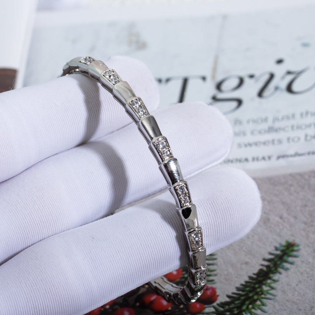 [Stellar Jewelry]SERPENTI BRACELET SILVER DIAMOND