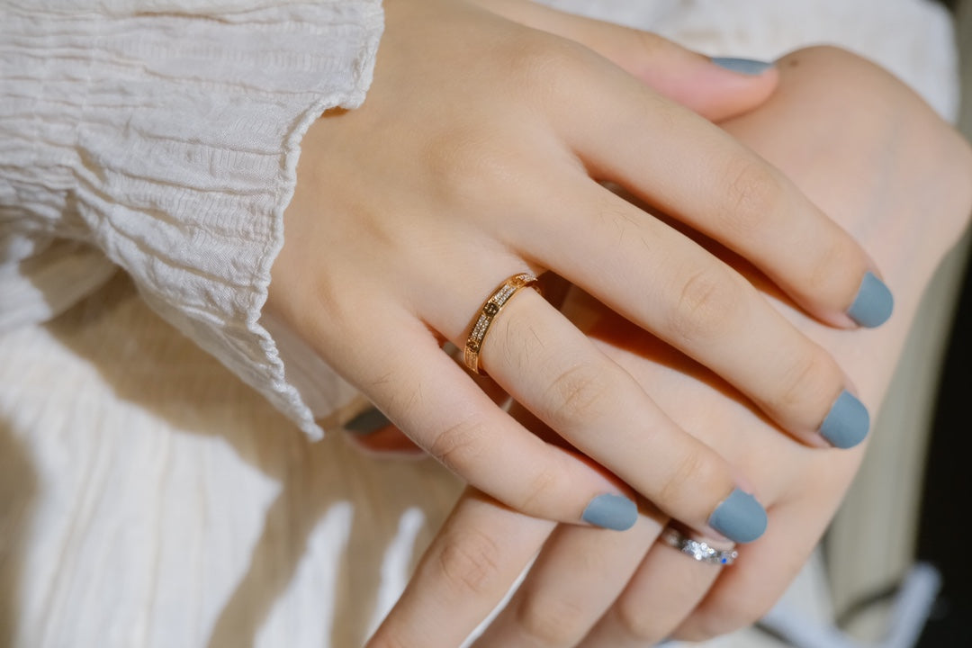 [Stellar Jewelry]LOVE RING 2.65MM DIAMOND