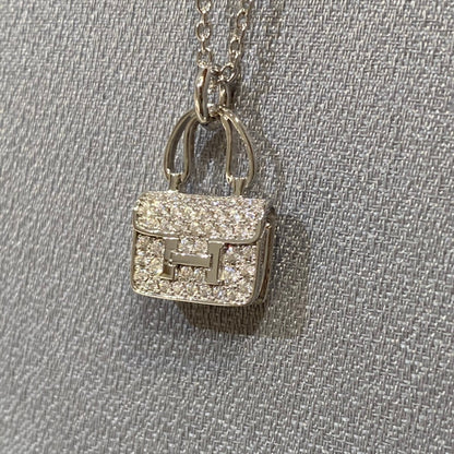 [Stellar Jewelry]CONSTANCE PEDANT DIAMOND NECKLACE