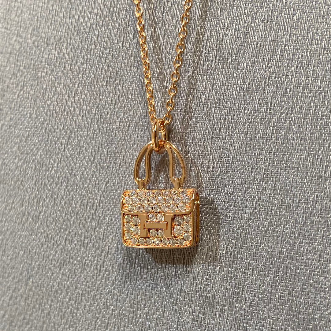 [Stellar Jewelry]CONSTANCE PEDANT DIAMOND NECKLACE