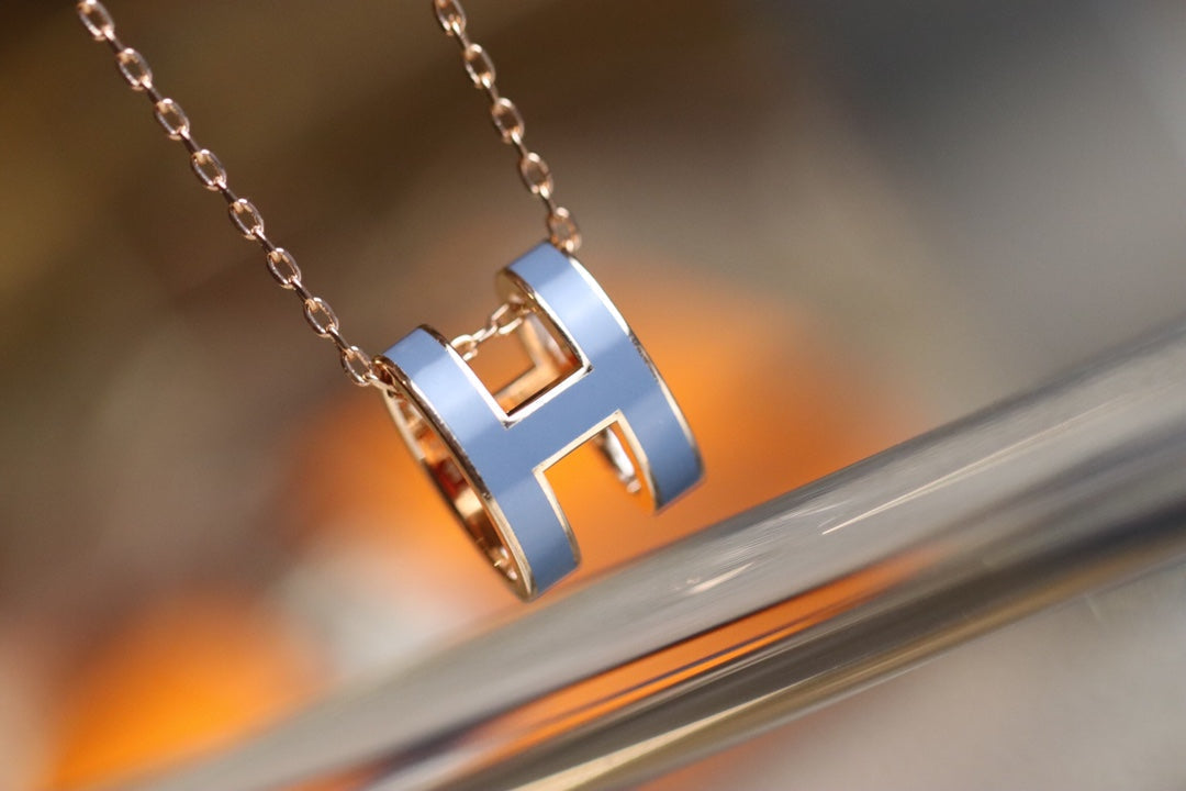 [Stellar Jewelry]POP H PEDANT PINK GOLD