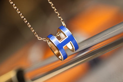 [Stellar Jewelry]POP H PEDANT PINK GOLD