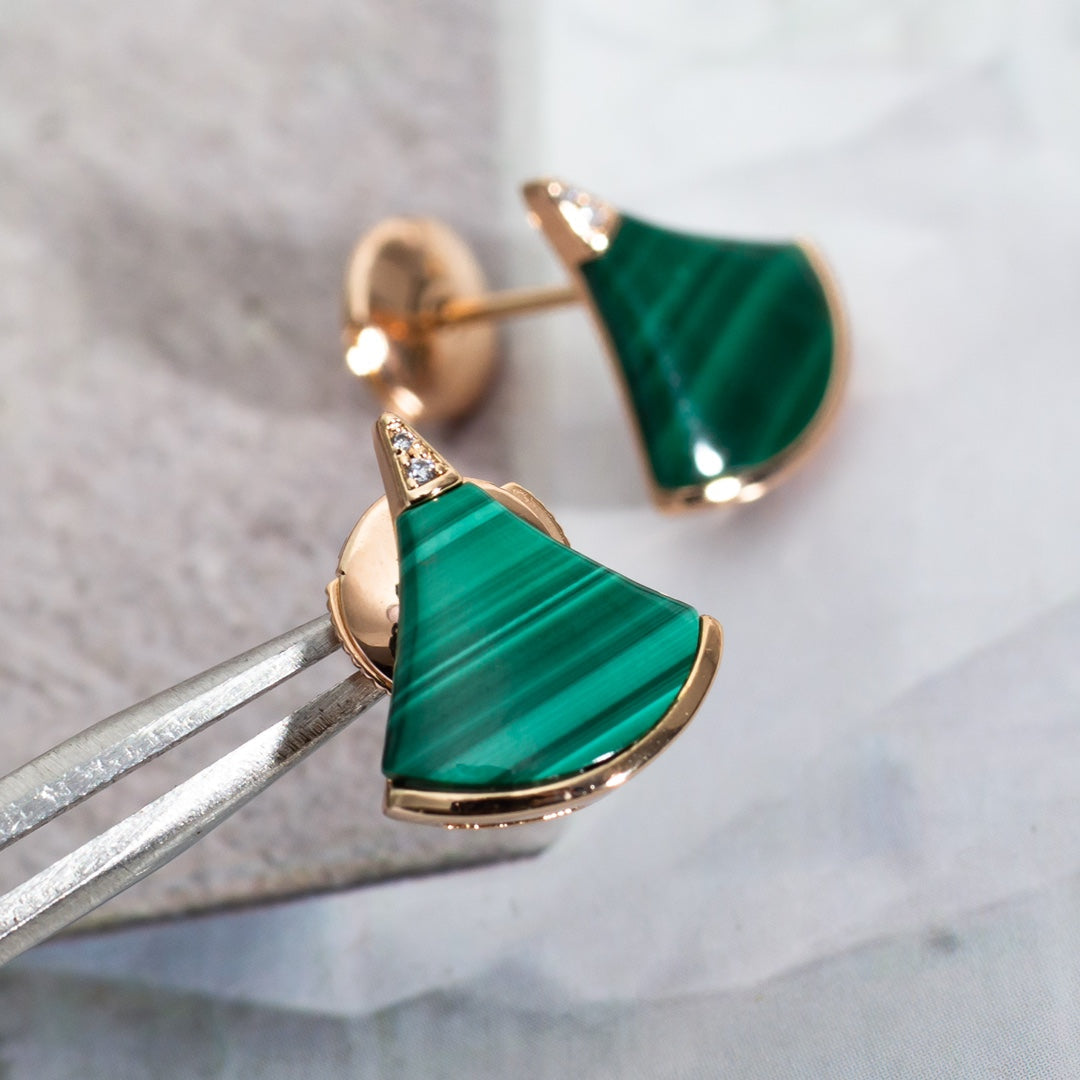 [Stellar Jewelry]DIVAS DREAM EARRINGS PINK GOLD