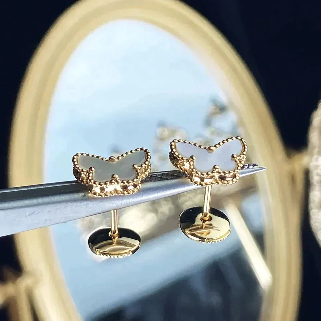 [Stellar Jewelry]SWEET BUTTERFLY MOP EARSTUDS