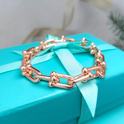 [Stellar jewels]HARDWEAR BRACELET PINK GOLD AND SILVER