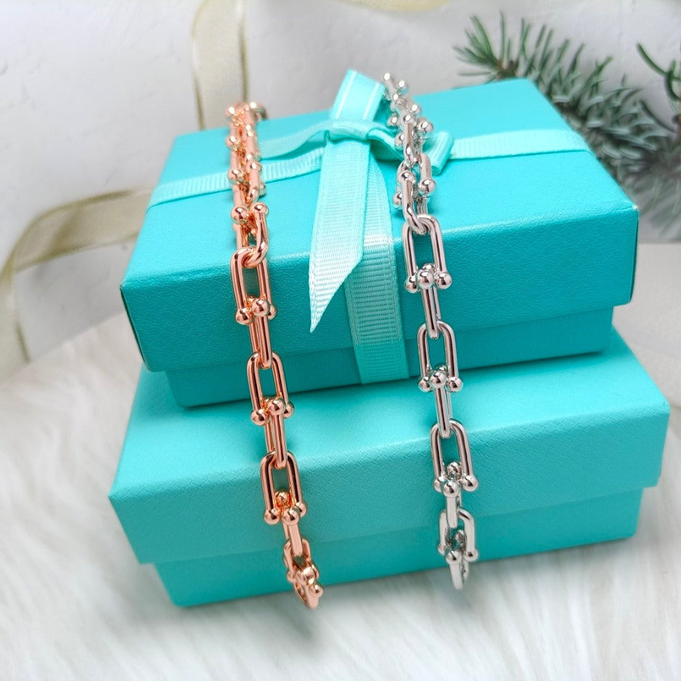 [Stellar jewels]HARDWEAR BRACELET PINK GOLD AND SILVER