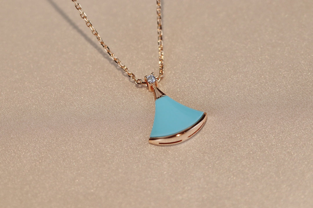 [Stellar Jewelry]DREAM NECKLACE TURQUOISE PINK GOLD
