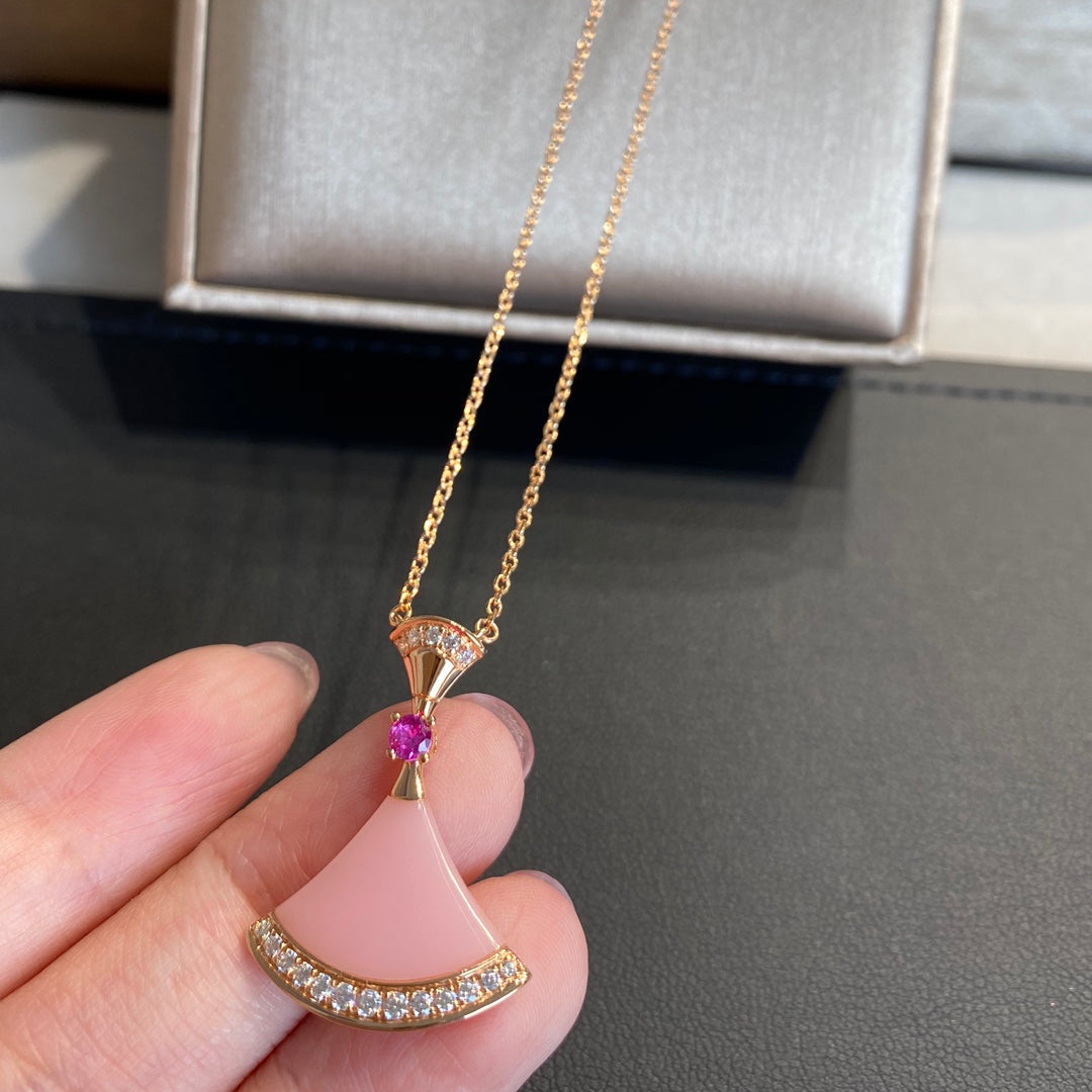 [Stellar Jewelry]DREAM NECKLACE PINK OPAL