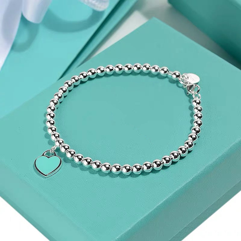 [Stellar jewels]MINI HEART BRACELET SILVER