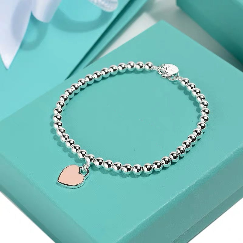[Stellar jewels]MINI HEART BRACELET SILVER
