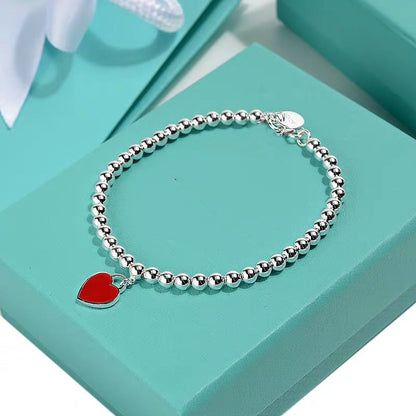 [Stellar jewels]MINI HEART BRACELET SILVER