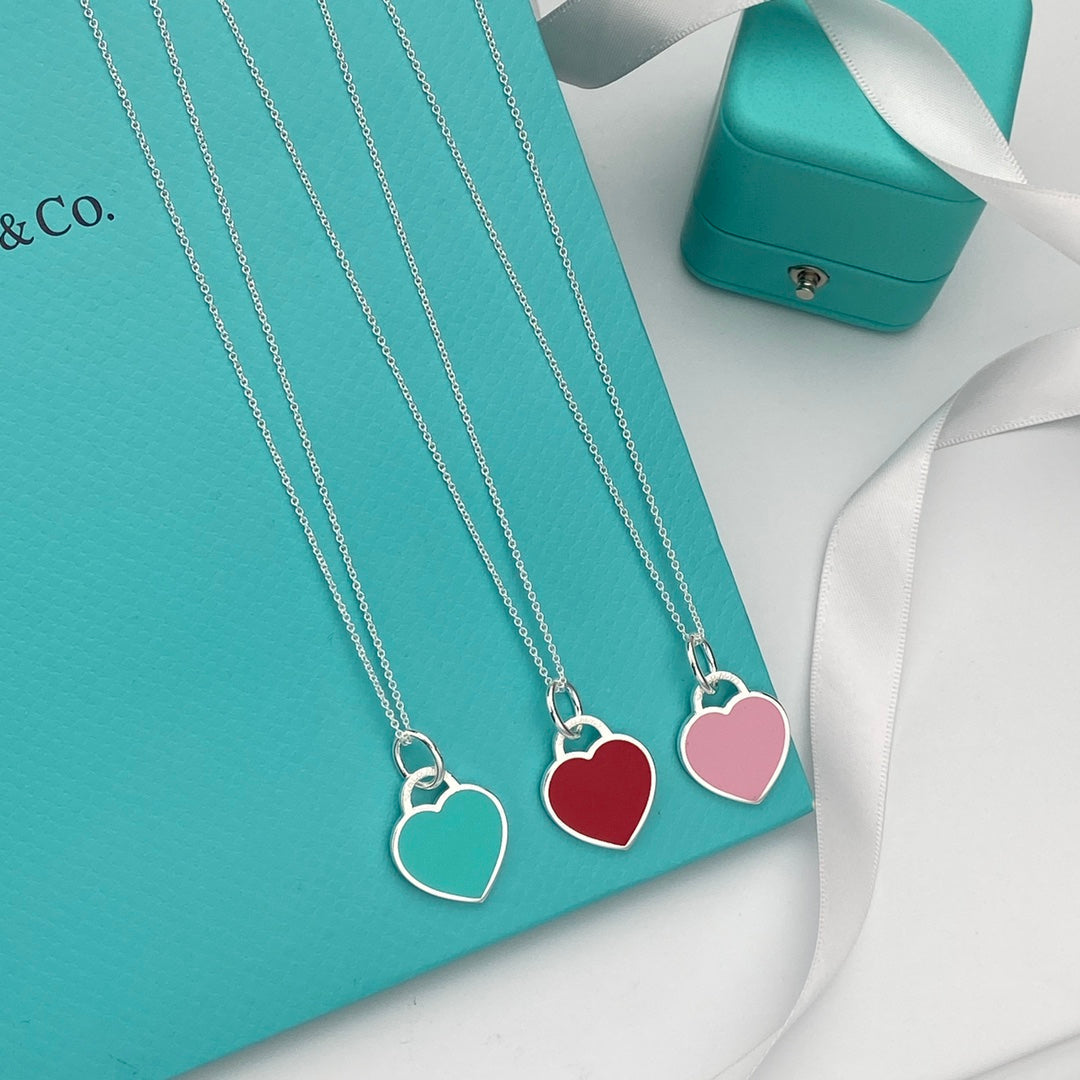[Stellar jewels]HEART PEDANT SILVER NECKLACE